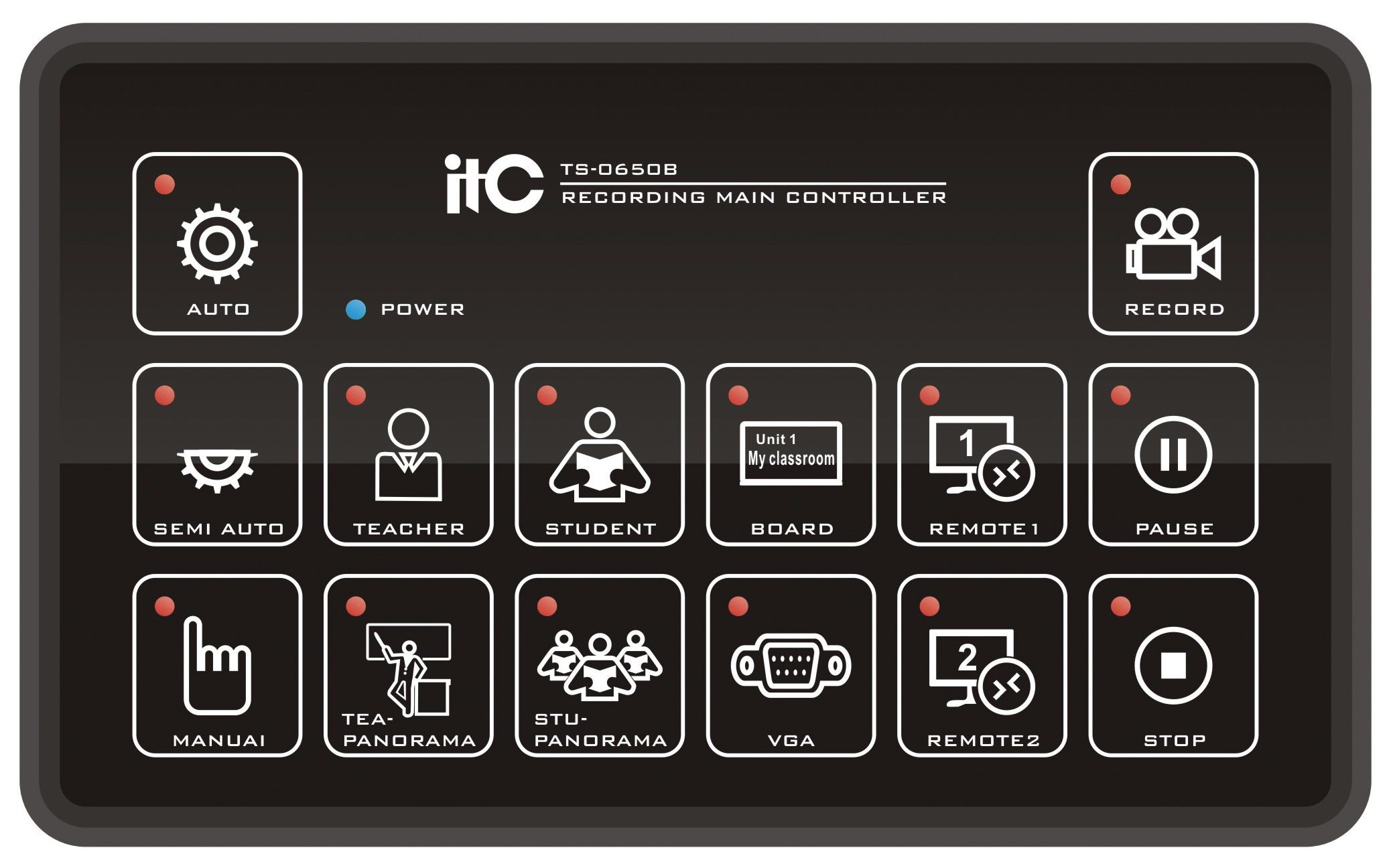 TS-0650B 8-ми дюймовый сенсорный экран 2038