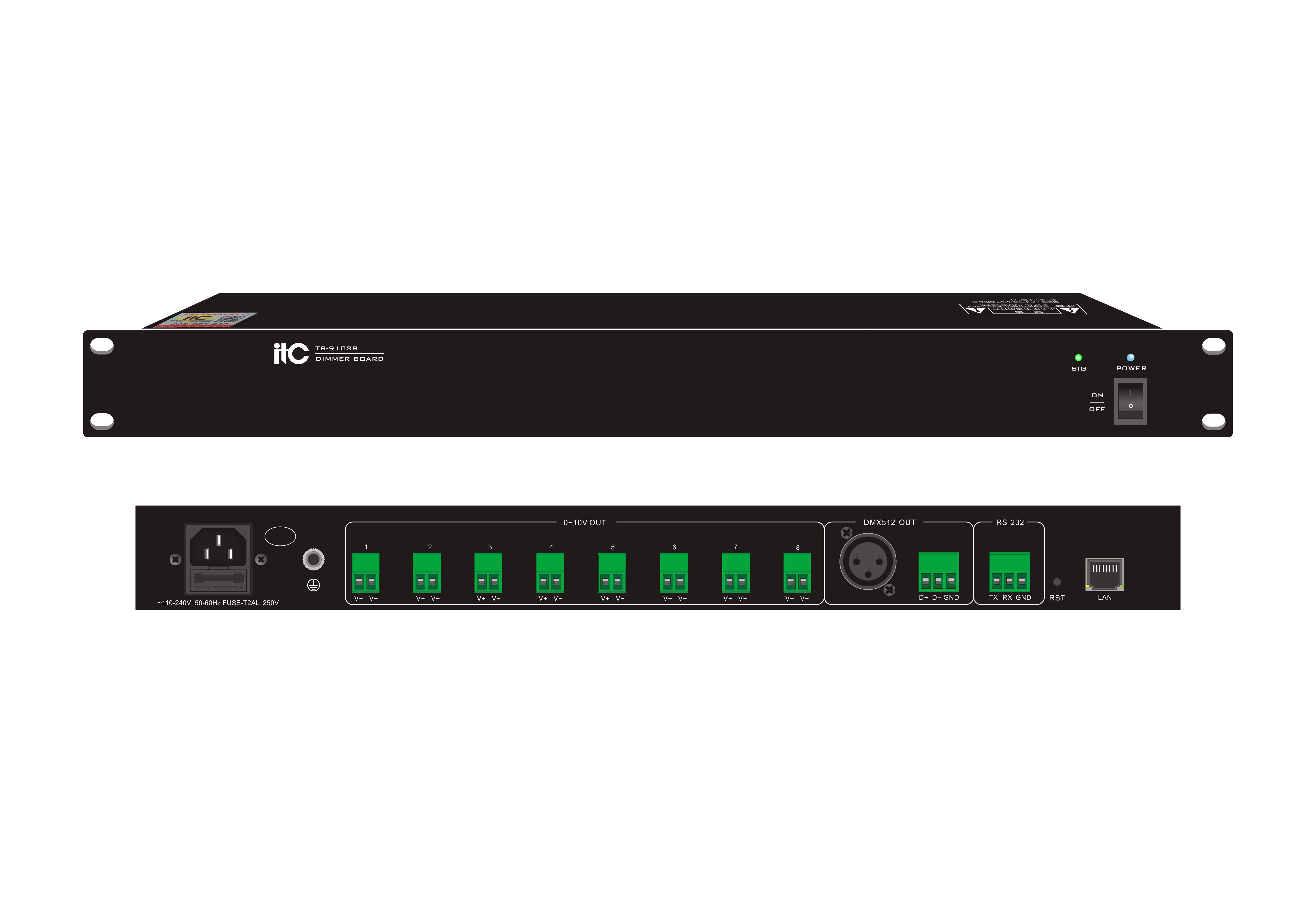 TS-9103S Контроллер управления светом 2019