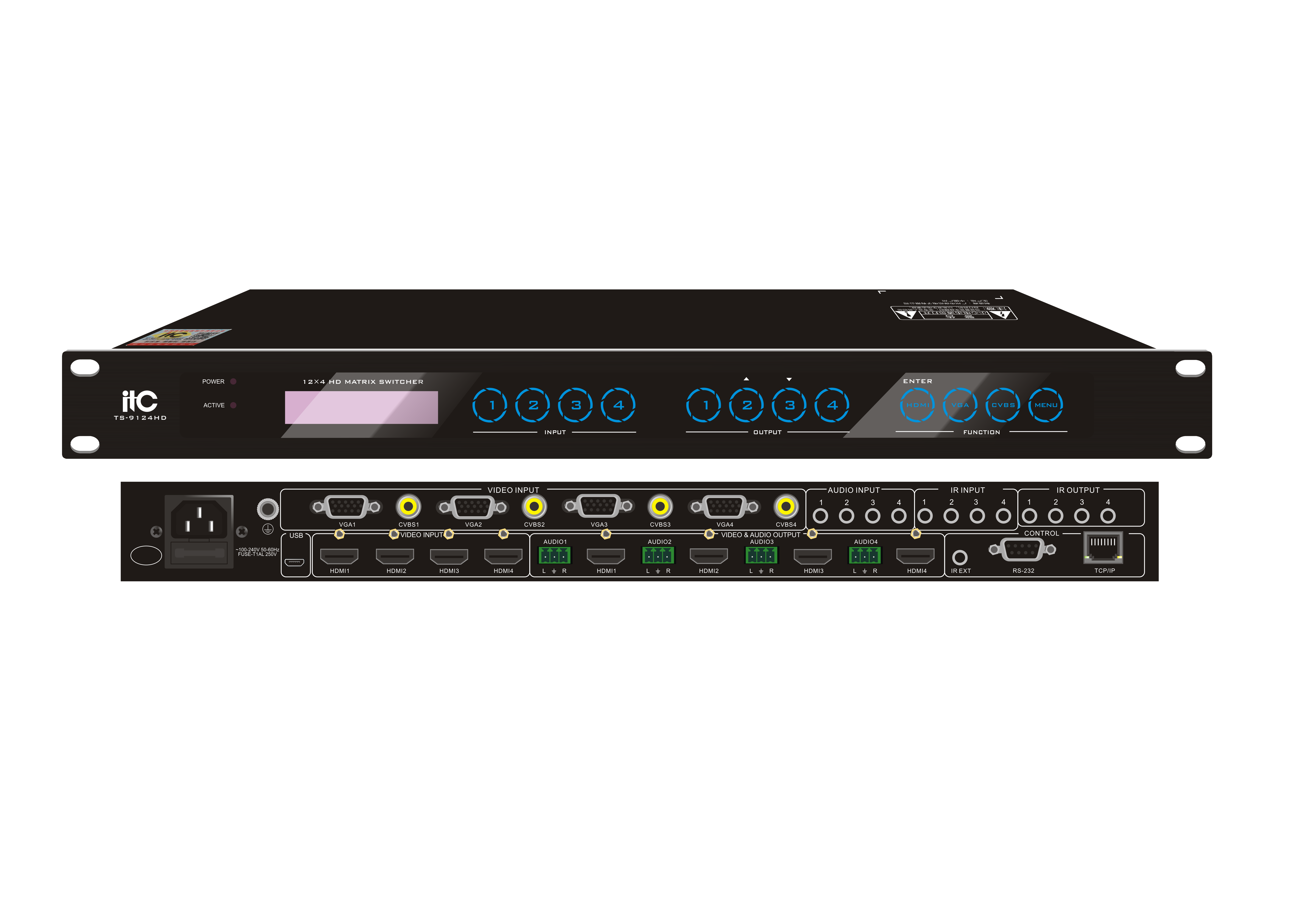 TS-9104HD Видеокоммутатор 2021